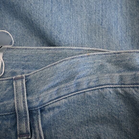 Partow Mika High Waist Jeans Denim Size 8 Light Wash Tapered Cropped - Picture 7 of 8